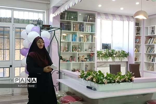افتتاح کتابخانه دبستان فاطمه الزهرای نیشابور