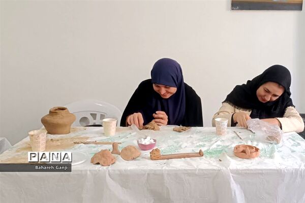 برگزاری سومین کارگاه توانمندی‌سازی هنرهای دستی رشته سفالگری در نیشابور