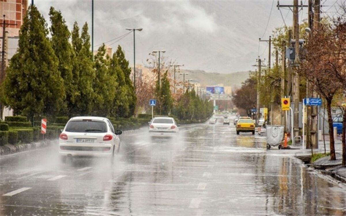 رگبار باران و رعد و برق در ۵ استان