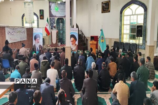 برگزاری نمازجمعه در شهرستان مانه شهر  پیش قلعه