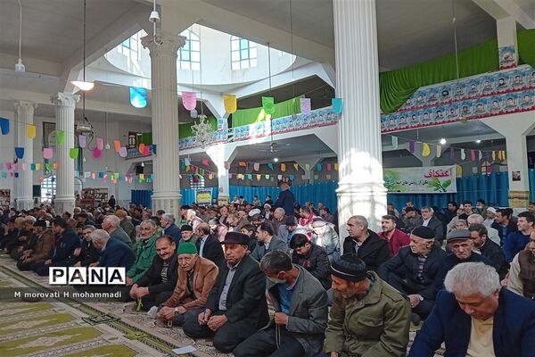 حضور مدیرکل آموزش پرورش در نمازجمعه شهر آشخانه