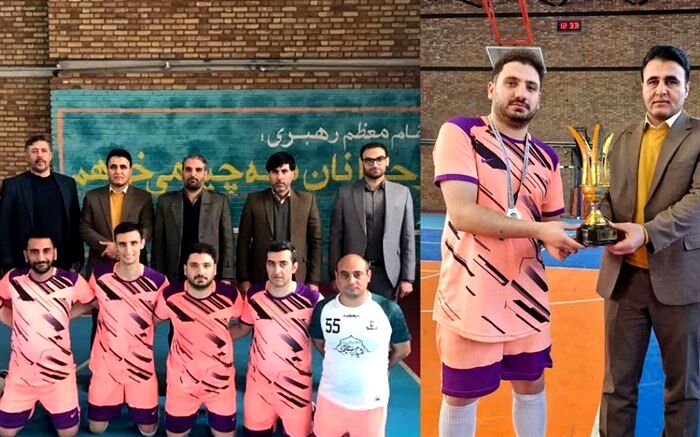 نایب قهرمانی تیم آموزش و پرورش فیروزکوه در مسابقات فوتسال کارکنان شهرستان‌‌های استان تهران