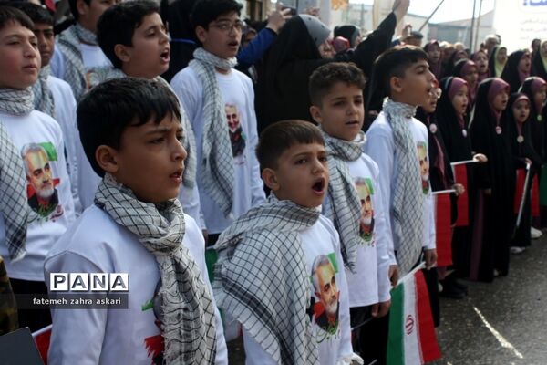 جشن تولد ۴۵ سالگی انقلاب اسلامی در گلوگاه