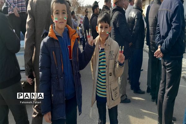 راهپیمایی ۲۲ بهمن در شهرستان بام و صفی‌آباد