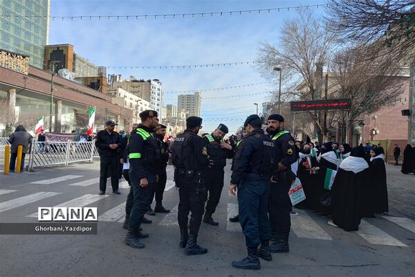 راهپیمایی یوم‌الله ۲۲ بهمن ماه سال ۱۴۰۲ در مشهد