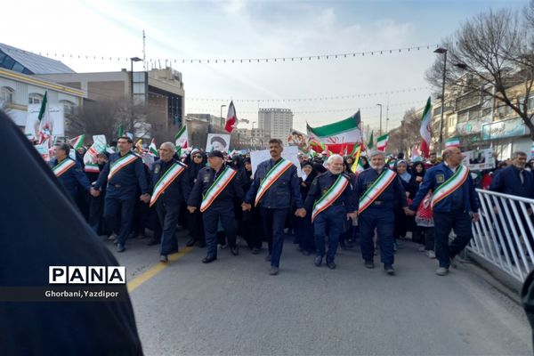 راهپیمایی یوم‌الله ۲۲ بهمن ماه سال ۱۴۰۲ در مشهد