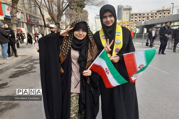 راهپیمایی یوم‌الله ۲۲ بهمن ماه سال ۱۴۰۲ در مشهد