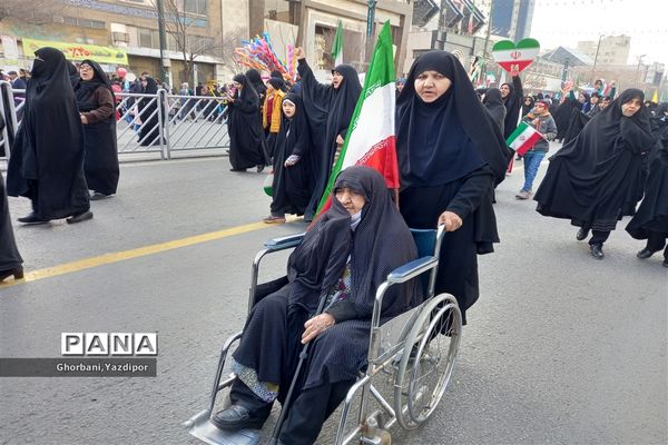 راهپیمایی یوم‌الله ۲۲ بهمن ماه سال ۱۴۰۲ در مشهد