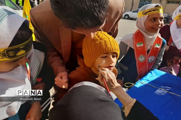 جشن چهل و پنجمین سالگرد پیروزی انقلاب اسلامی در شهرستان بام و صفی آباد