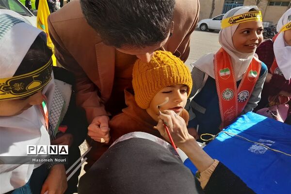 جشن چهل و پنجمین سالگرد پیروزی انقلاب اسلامی در شهرستان بام و صفی آباد