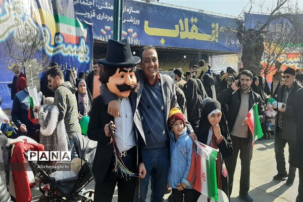 راهپیمایی ۲۲ بهمن شهر قزوین