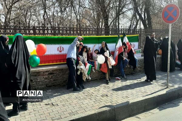 راهپیمایی ۲۲ بهمن شهر قزوین