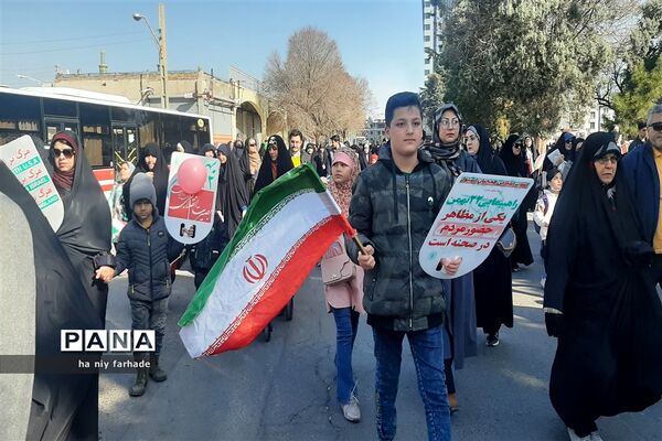 راهپیمایی ۲۲ بهمن شهر قزوین