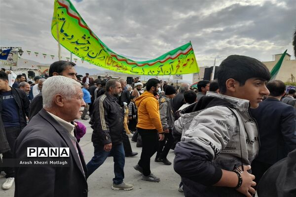مراسم راهپیمایی یوم الله ۲۲ بهمن در کازرون
