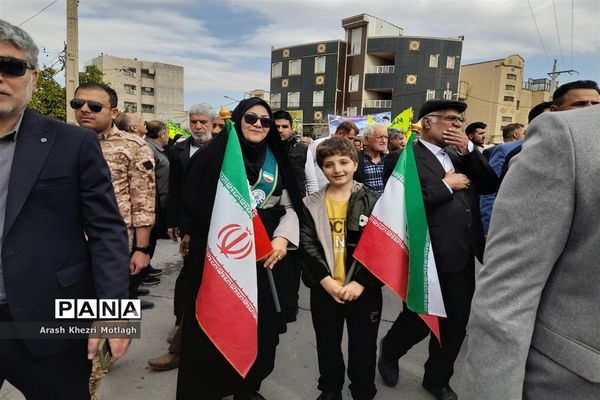 مراسم راهپیمایی یوم الله ۲۲ بهمن در کازرون