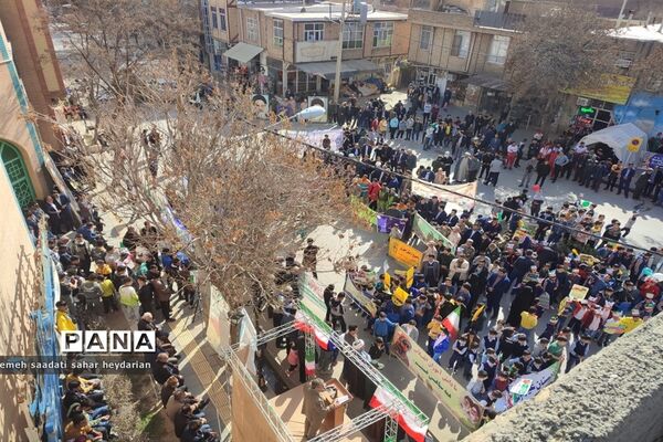 راهپیمایی با شکوه۲۲بهمن در شهرستان کلات