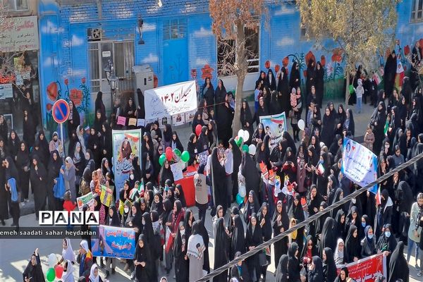 راهپیمایی با شکوه۲۲بهمن در شهرستان کلات