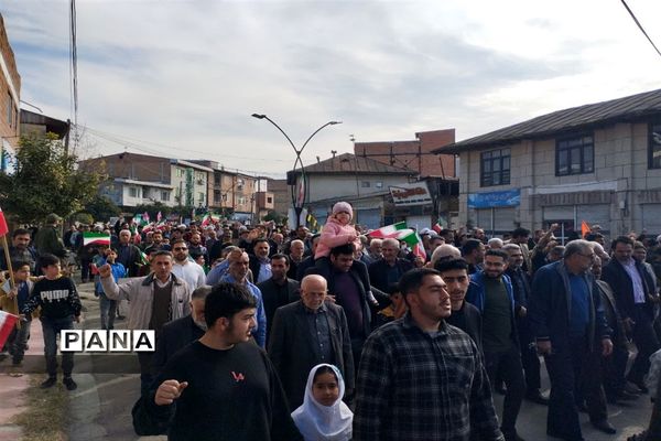 راهپیمایی ۲۲ بهمن در شهرستان میاندورود