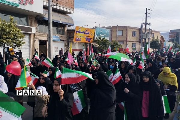 راهپیمایی ۲۲ بهمن در شهرستان میاندورود