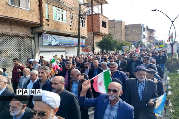 راهپیمایی ۲۲ بهمن در شهرستان میاندورود