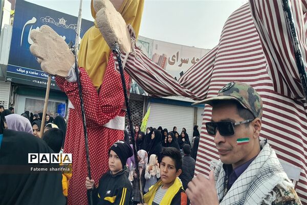 راهپیمایی یوم الله ۲۲ بهمن در شهرستان کاشمر