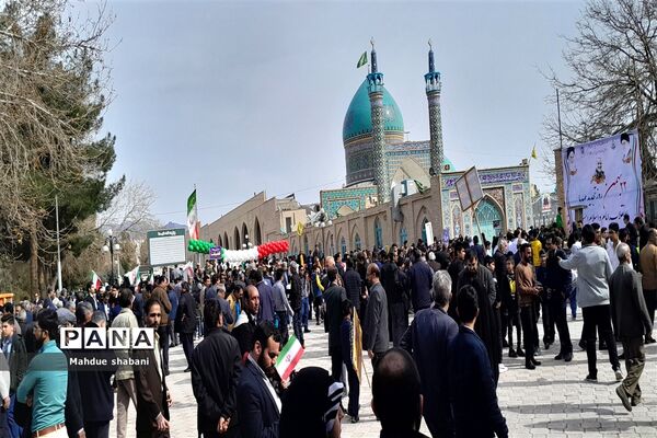 راهپیمایی یوم الله ۲۲ بهمن در شهرستان کاشمر