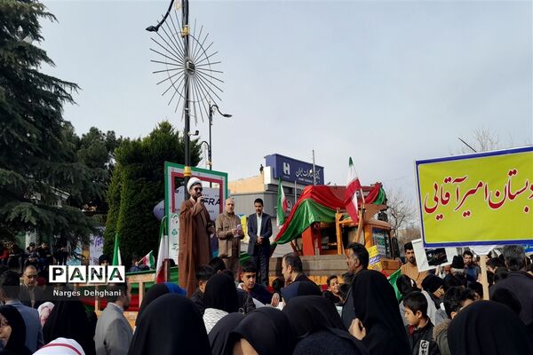 راهپیمایی یوم الله ۲۲ بهمن در شهرستان کاشمر