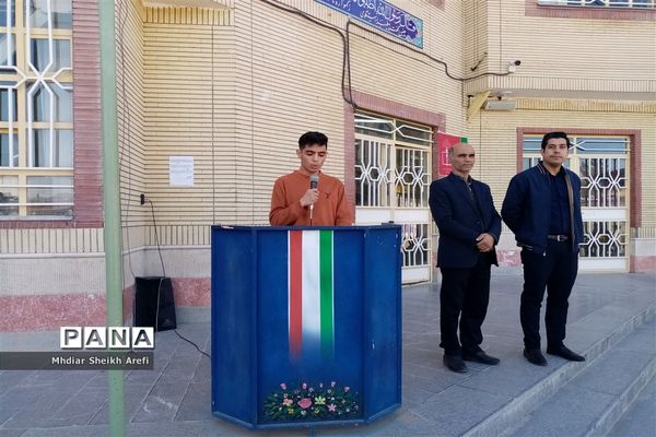 برگزاری مسابقات ورزشی دبیرستان نمونه آیت الله خامنه‌ای کاشمر