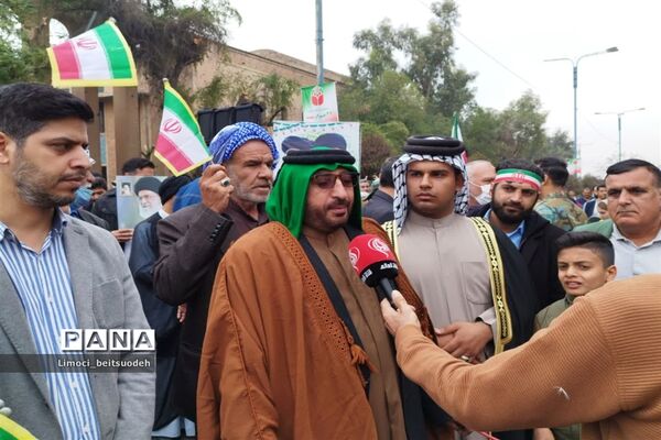 راهپیمایی ۲۲ بهمن در اهواز