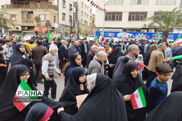 راهپیمایی ۲۲ بهمن در اهواز