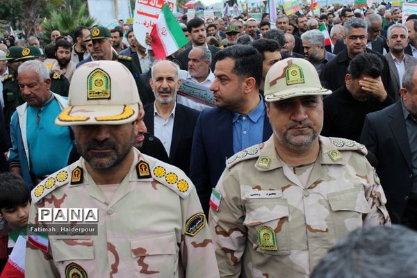 راهپیمایی ۲۲ بهمن در بوشهر