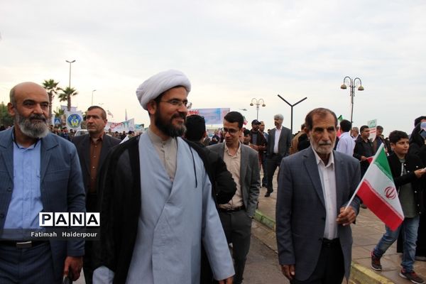 راهپیمایی ۲۲ بهمن در بوشهر