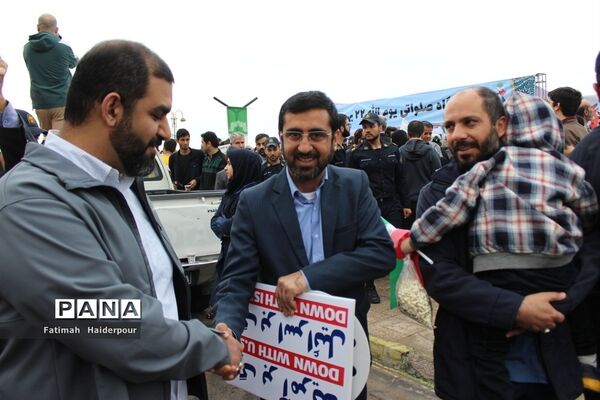 راهپیمایی ۲۲ بهمن در بوشهر