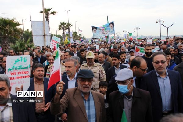 راهپیمایی ۲۲ بهمن در بوشهر