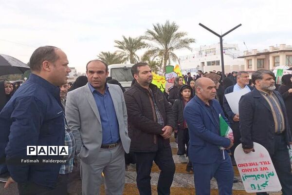راهپیمایی ۲۲ بهمن در بوشهر