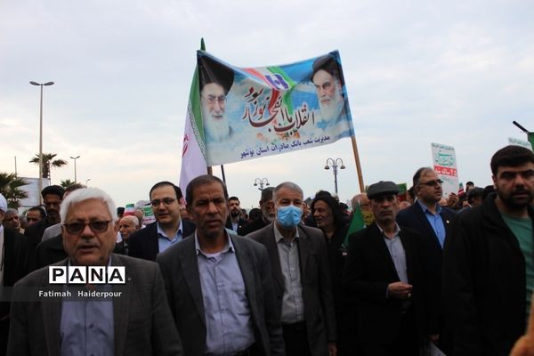 راهپیمایی ۲۲ بهمن در بوشهر