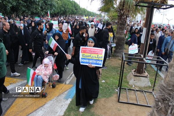 راهپیمایی ۲۲ بهمن در بوشهر