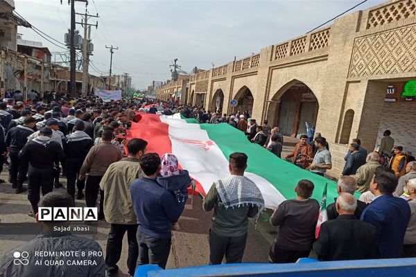 راهپیمایی ۲۲ بهمن در شوشتر