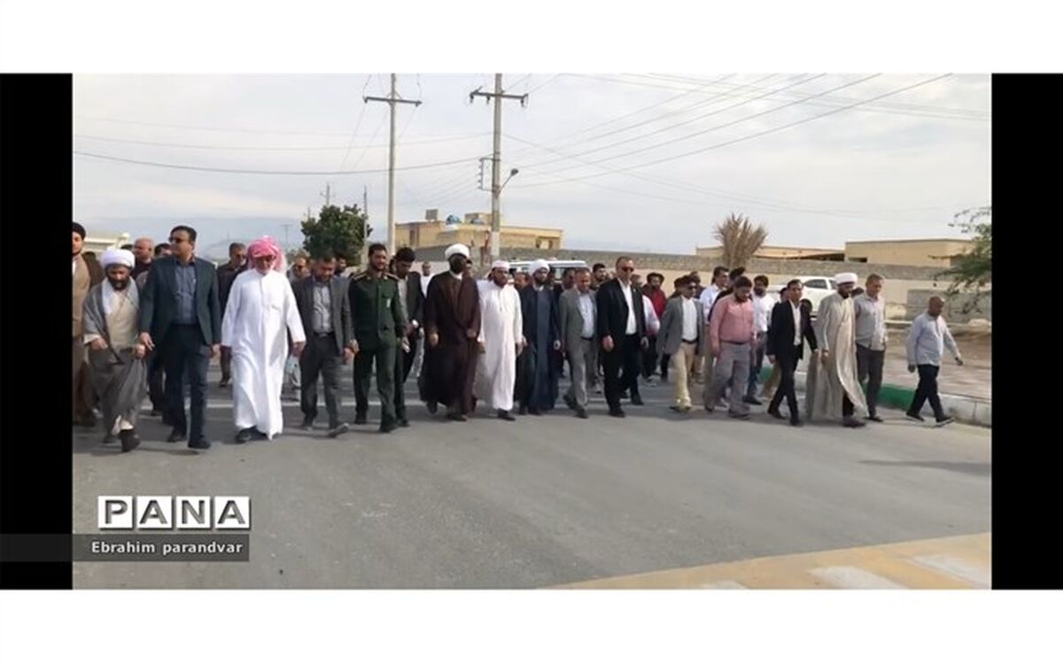 جلوه زیبای  اتحاد و همبستگی در بندر چارک استان هرمزگان/ فیلم