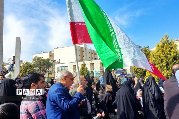 راهپیمایی 22 بهمن در شیراز