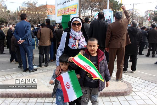 راهپیمایی ۲۲ بهمن در شهرستان چناران