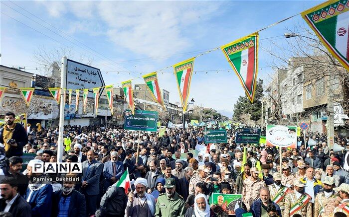 راهپیمایی ۲۲ بهمن‌ماه در تربت جام/فیلم