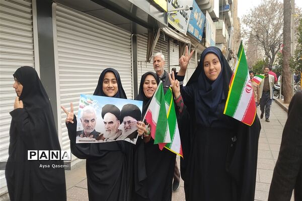 راهپیمایی 22 بهمن 1402 در شیراز