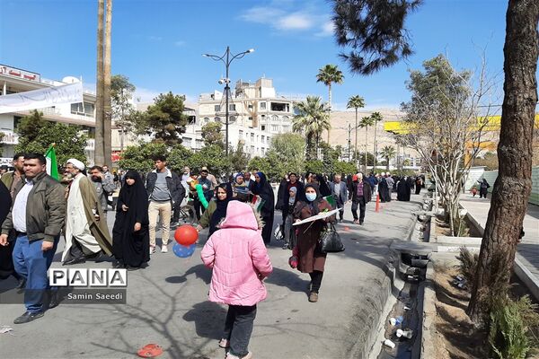 راهپیمایی 22 بهمن 1402 در شیراز