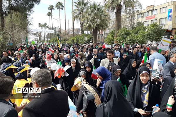 راهپیمایی 22 بهمن 1402 در شیراز