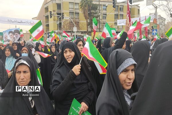 راهپیمایی 22 بهمن 1402 در شیراز
