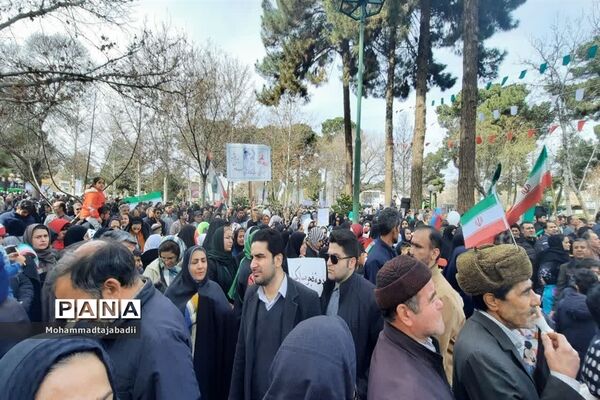 مراسم راهپیمایی یوم الله 22 بهمن در شهرستان سبزوار