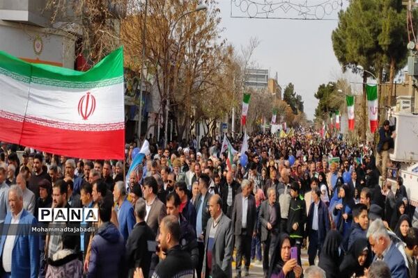 مراسم راهپیمایی یوم الله 22 بهمن در شهرستان سبزوار