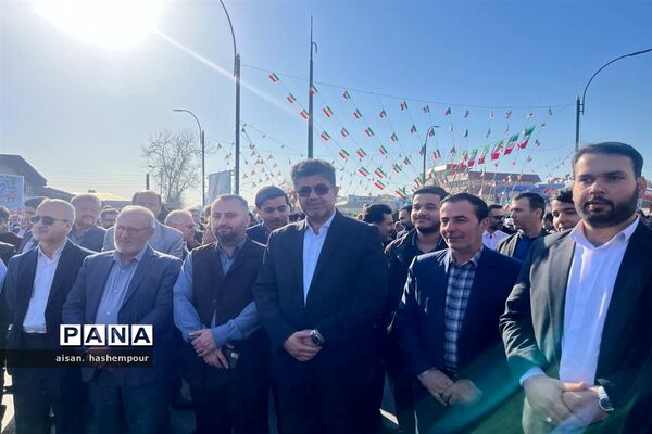 راهپیمایی  22 بهمن در رشت