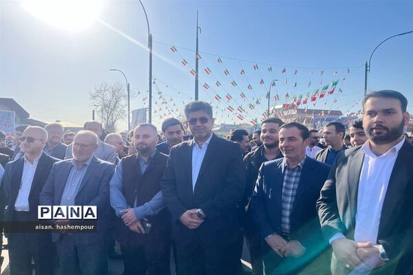 راهپیمایی  22 بهمن در رشت